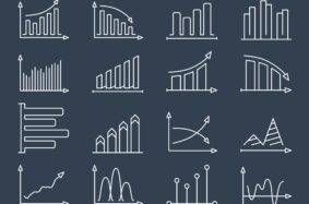 Various types of line graphs